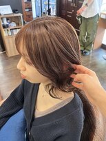 美容室ポール 西葛西店(PAUL) 肩上レングス シアーカラー