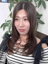 ベルヘアーデザイン 堺東(Belle hair Design)&nbsp;レイヤーカットアディクシーカラーグレージュオリーブ堺東