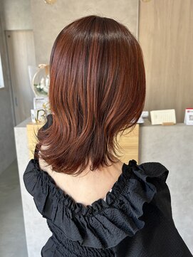 ヌーク(nook.) ミディアムヘア/デザインカラー/フェイスフレーミング/佐賀駅