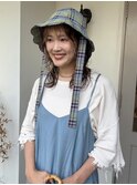 レイヤー/ゆるパーマ/暖色