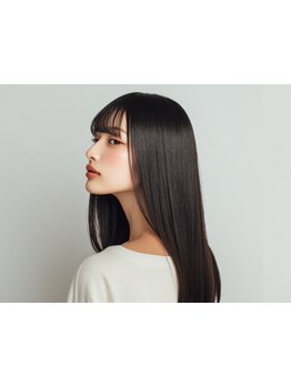 トリキュアトリートメントで艶×ハリのある艶髪に[柏/縮毛矯正/ヘッドスパ/白髪染め/キッズカット/学割U24]