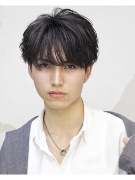 シースルーマッシュ/フェザーショート