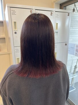 インナーカラーピンク