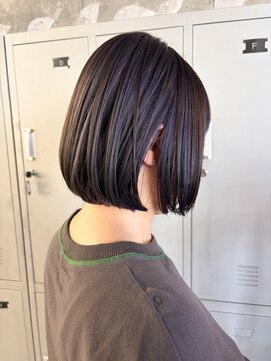 アンブレラカラー×ミニボブ