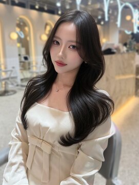 シーシンジュク 新宿南口(Sea shinjuku) 大人ガーリー×ダークアッシュ[似合わせカット/ミディアム]