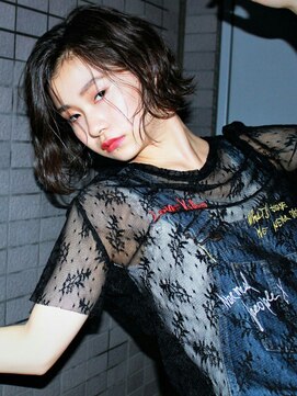 ガレリア オリジン(GALLARIA ORIGIN'S) 大人かわいい暗髪とろみボブ