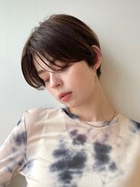 ガーデン 銀座(GARDEN)&nbsp;ハンサムショート 大人めショート センターパート ショート