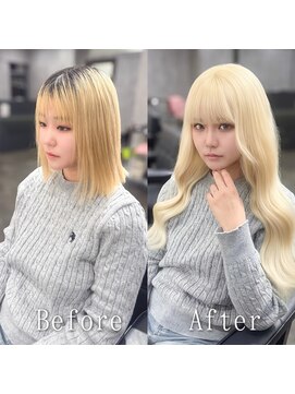 エクステ専門店あるじゃんすー 小倉店 ホワイトブロンド#シールエクステ#イメチェン#ヨシンモリ#小倉