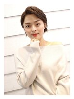 ニューライン 豪徳寺 山下(New-Line)&nbsp;モテ髪カタログショート透明感ベージュ　ニュアンスカラー