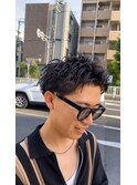 テーパーフェード　スパイキーショート