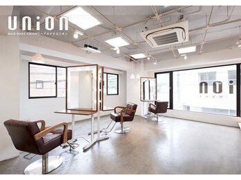 ユニオン(union)の写真/広々空間とプライベート感を両立。肩の力をふっと抜いて、自分らしく心地よいサロンタイムを。