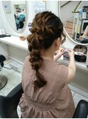 編み下ろし～四つ編み