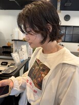 ドッグスター(dog star)&nbsp;ボブパーマニュアンスパーマくせ毛風パーマ登戸向ヶ丘遊園