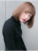 大人気☆あごライン重めボブならリリアン青山☆