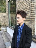 爽やかツーブロックショート
