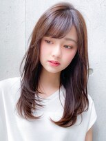 アグノス 青山(Agnos) ★ワンカール レイヤー ベビーバング ショコラベージュ