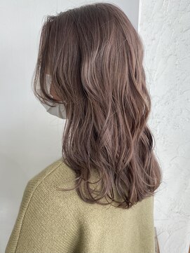 エリマ 調布(elima) ミルクティベージュ◎イルミナカラー ウェーブミディ 20代30代