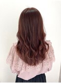 【CIEL×久光】ピンクブラウン×ウェーブロング