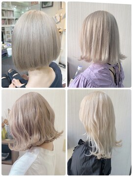 トムキャット(TOM CAT) ケアブリーチ　ハイトーンカラー　ホワイトベージュ　グレージュ