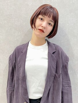 ケーツー エム 京都ラクエ(k-two emu) ミルクチョコブラウン_マッシュボブ_抜け感前髪♪__四条烏丸御池