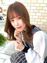 ロンド ロビン 栄(Lond robin)&nbsp;【Lond robin】河野まい 韓国/前髪カット/ショコラベージュ N