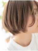 外国人風ハイライトインナーカラーミニボブa志木20代30代40代