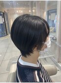 黒髪ショート