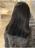 (akiko)ダークグレーカラー×ブラントミディアムヘア