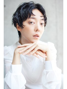 アッシュ 池袋店(Ash) お洒落なセンターパートショート #池袋駅