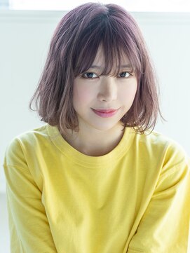 アルターシェリー(aL-ter che'rie) 斜めバング グレージュカラー デザインカラー シルキーベージュ