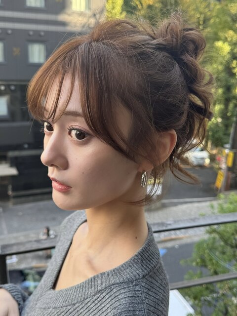 トレンド オルチャン 韓国パーティーヘアセット