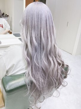 デイズ(days) ホワイトグレージュカラーミルクティーカラー成人式ヘアカラー