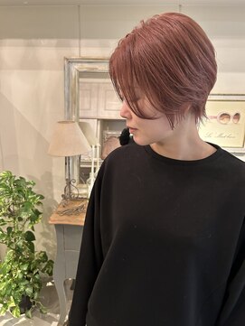 ヘアーデザイン シュシュ(hair design Chou Chou by Yone) 大人くびれショート&ベージュピンク♪