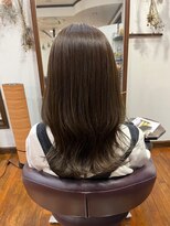 美容室 メザミー MESAMIES N.カラー愛されシルキーベージュさら艶ロング