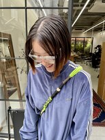 スワッグ(Swag)&nbsp;ぷつっとbobに毛先にグラデーションカラー♪