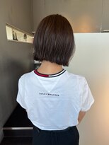 ヘアーエスクールシーユー 枚方T-SITE店(hair S.COEUR×Cu) ボブ/外はねボブ/グレージュ/枚方美容室