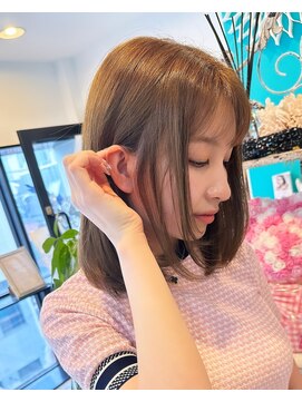 ポポシュ(popochu) ボブ、ハイライト、ウルトワトリートメント