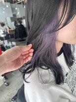 アトリエ ジジ(atelier ZiZi)&nbsp;インナーカラー紫