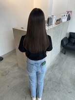 キング 高槻(K!ng)&nbsp;縮毛矯正髪質改善ハイライトレイヤーカット高槻美容室エクステ