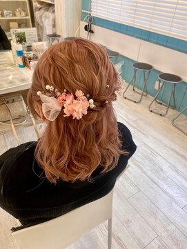 ルナクレセント (Luna crescent) ハーフアップ