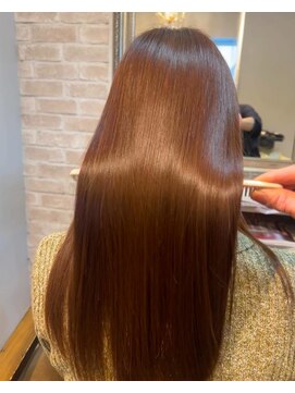 リラージュ ボーテ(Relage beaute’) カラー＋縮毛矯正＋髪質改善ケア剤