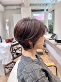 透明感カラーシースルーバングマンツーマンサロン