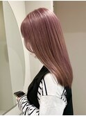 《Rena》透明感ピンクカラー/ブリーチカラー