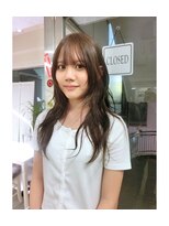 ノラ シブヤ(NORA)&nbsp;寒色ベージュラベンダーベージュライリーカラーハッシュカット