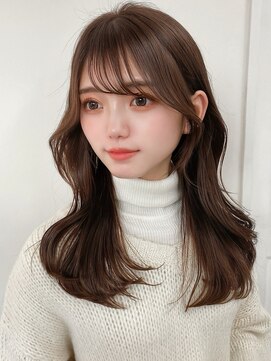 アフロート トウキョウ(AFLOAT TOKYO) 大人可愛いイメチェン前髪顔まわりカット韓国レイヤー