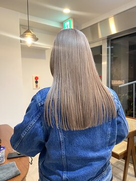 パープル(PURPLE) ハイトーンロングヘア