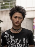 ザクザクスパイキーショートザクザクアップバングショート