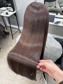 シンシア 新宿(CYNTHIA) 【CYNTHIA/原島】オリーブグレー/小顔に見せるヘア