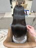 最強のツヤ美髪矯正+トリートメント￥30000
