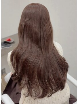 イオエ 表参道(ioe) 黒髪/オリーブグレー/小顔/ココアベージュ/髪質改善/縮毛矯正